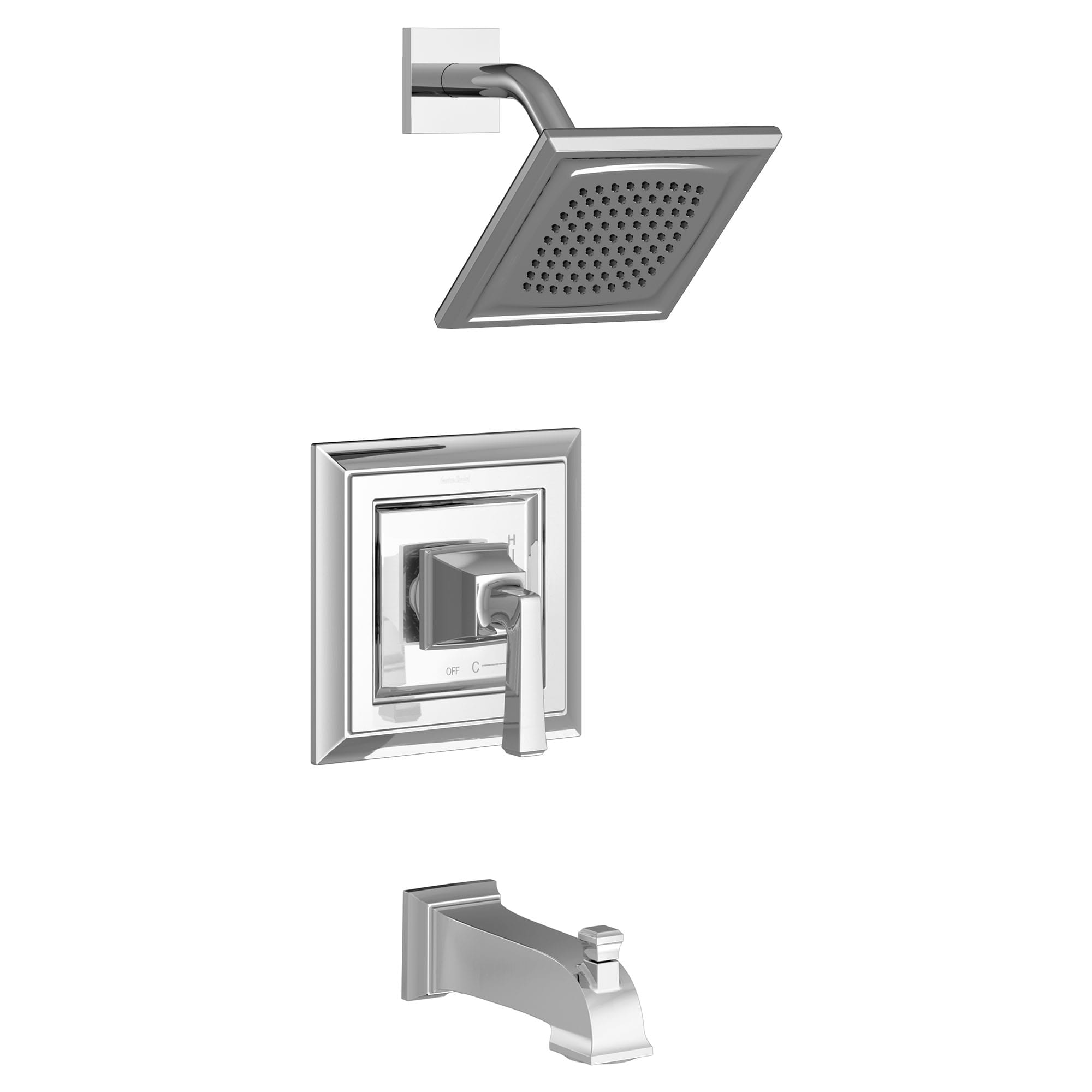 Town Square S 18 GPM Tub and Shower Trim Kit with Lever Handle CHROME